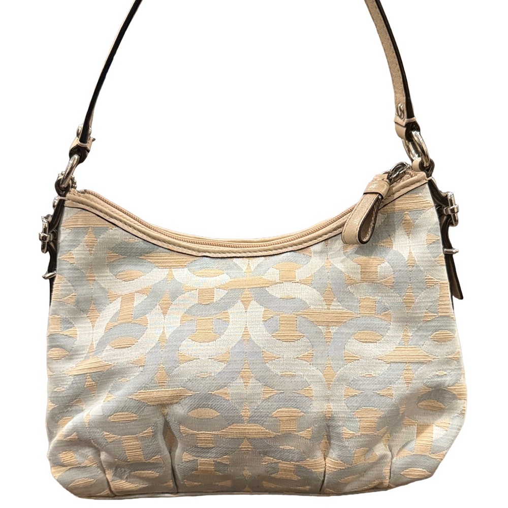 Coach Op Art Sufflette Small Hobo/Shoulder Bag (#45582)(with Hang Tag)(EUC) - Picture 5 of 17